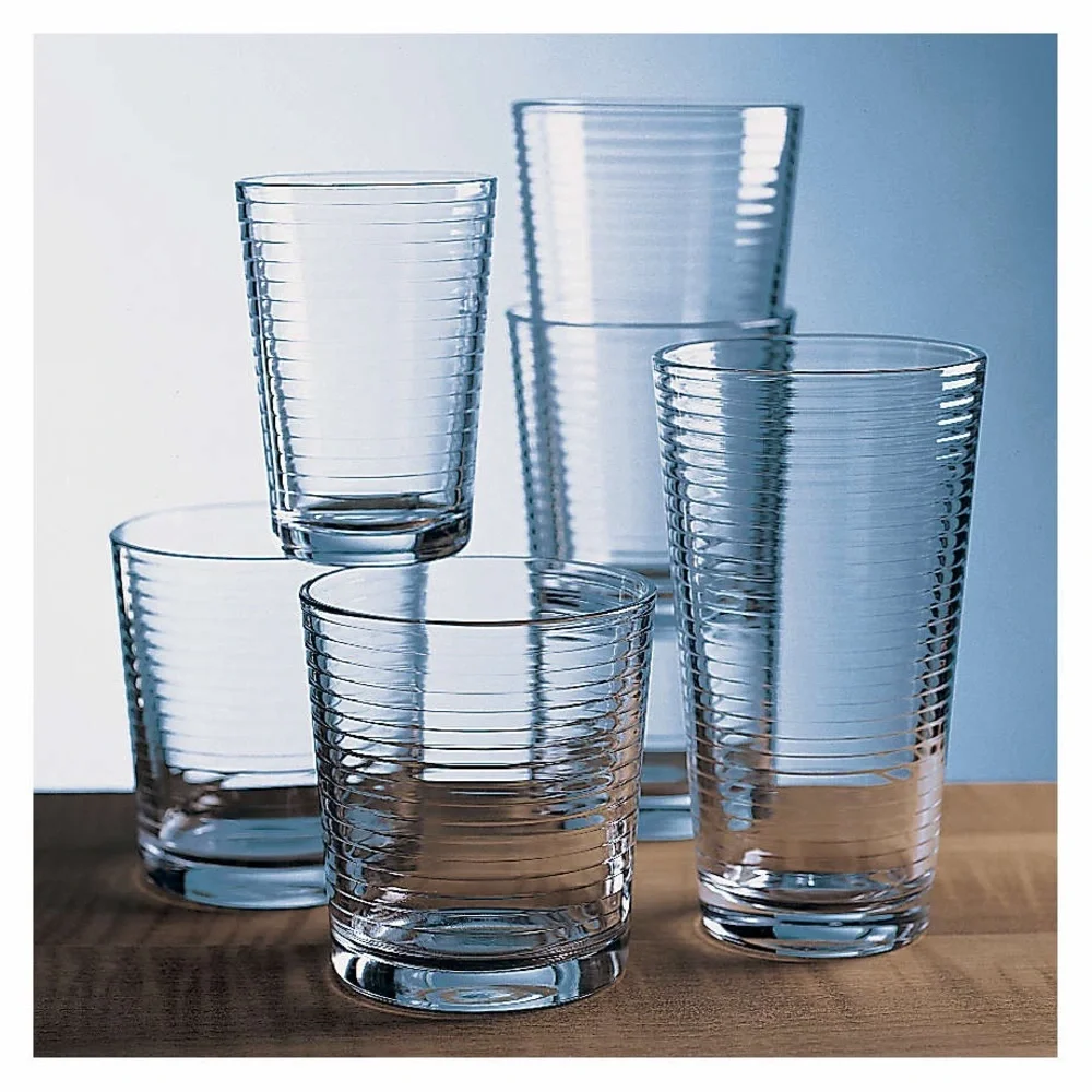 Crate & Barrel Set of 4 Juice Ring Glasses